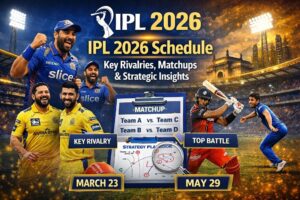 IPL 2026 Schedule: Full Fixtures, Key Dates